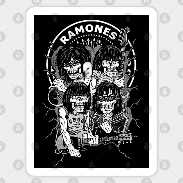 Ramones Sticker by CosmicAngerDesign